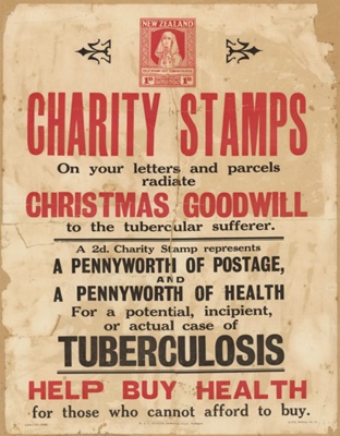 Tuberculosis charity stamps poster image item