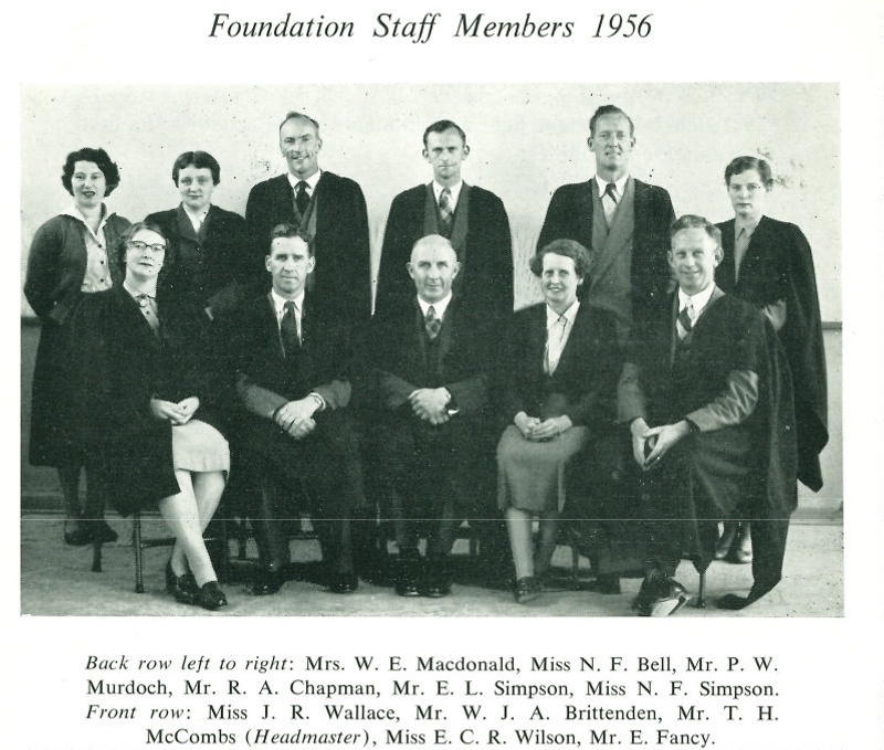 1956 - Foundation Staff; Cashmere High School; 2 | eHive