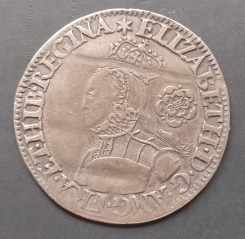 English sixpence coin of Elizabeth I; 1562; MASMGCT/A804 | eHive