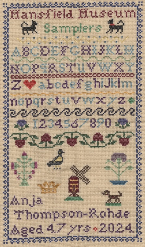 Sampler by Anja Thompson-Rohde; 2024; MASMG2026-11.2 | eHive