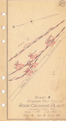 Record, Map; Pioneer Mill Co.; 6/1938; 2020.010.0910 | eHive