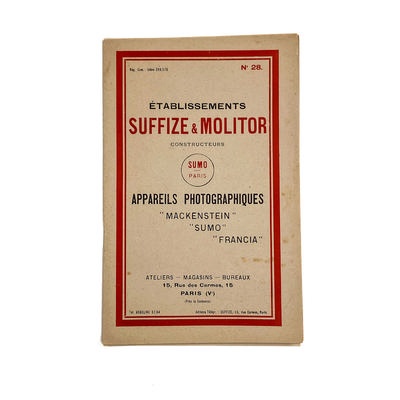 Catalogue Suffize & Molitor c. 1925; M-D053