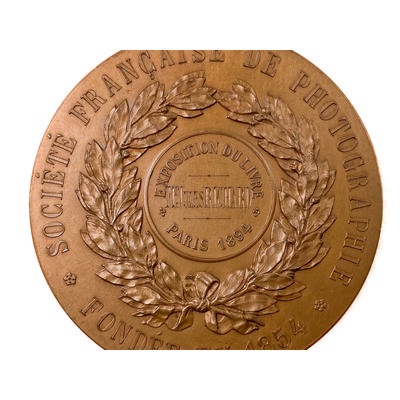 Medal "Exposition du livre"; Société Française de Photographie; 1894; M-A001