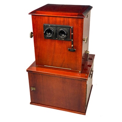 Tray-Stereoscope 'Multiplast', Second Version; Internationale Camera Actiengesellschaft; c. 1930; M-ST061