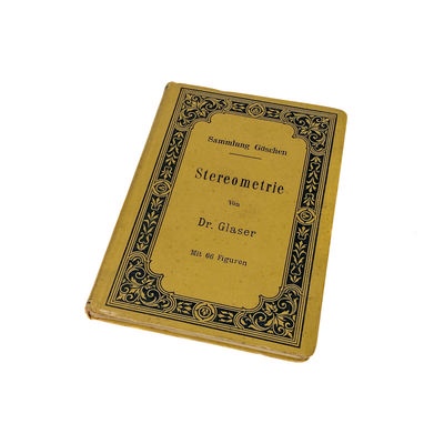 Stereometrie; Glaser, Robert; M-D013 Stereometrie; Glaser, Robert; M-D013