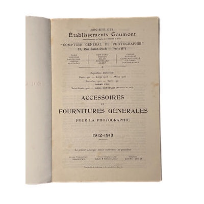 Catalogue Gaumont 1912-13; M-D067 Catalogue Gaumont 1912-13; M-D067
