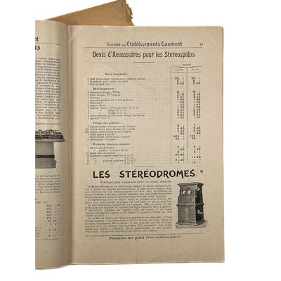 Catalogue Gaumont 1912; M-D058