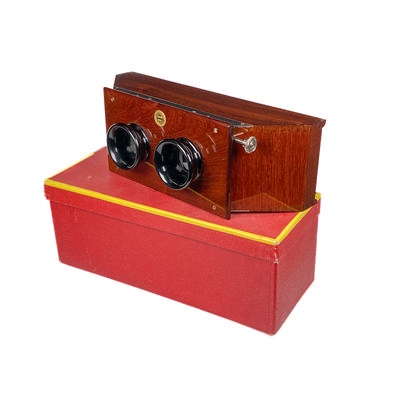 Stereotelescope with original storage box; Demaria Frères; 1897-1908; M-SH078