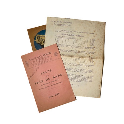 Catalogue Richard 1929; M-D043