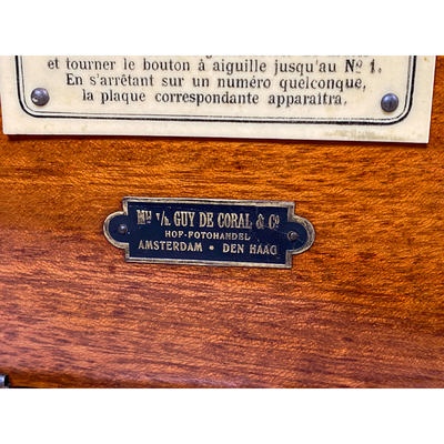 Tray-Stereoscope 'Le Taxiphote' with Rare Patented Blend Mechanism; Richard, Jules; 1905-1910; M-ST052