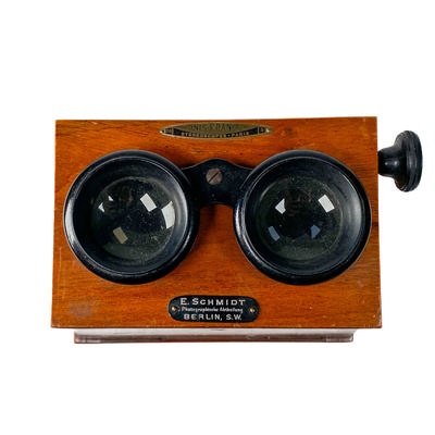 Stereoscope for Portrait Format Stereo Views; Mattey; c. 1915; M-SH110