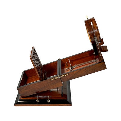 Large, foldable Graphoscope, Luxe; Lewis, Henry J.; c. 1875; M-ST076