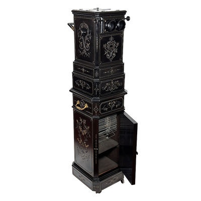 Chain-Stereoscope for 200 Views 'Napoléon III', Luxe; Pennard & Fouquet; c. 1870; M-SF012