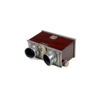 Stereoscope, Wood and Metal; Soyka, Anton; c. 1920; M-SH074