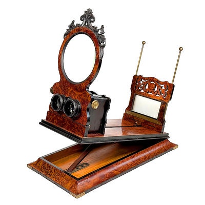 Graphoscope 'Modèle de luxe, Jumelle et Chambre', Luxe; Wytenhove, Auguste; c. 1895; M-ST067 Graphoscope 'Modèle de luxe, Jumelle et Chambre', Luxe; Wytenhove, Auguste; c. 1895; M-ST067
