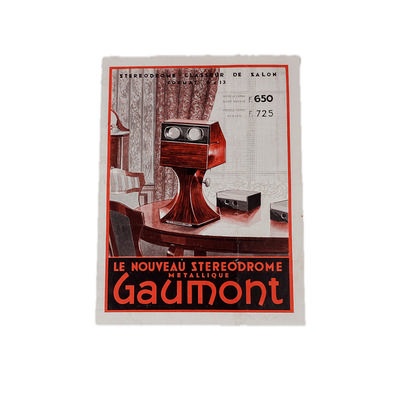 Gaumont flyer c. 1930; M-D011