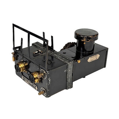 Stereo camera 'Le Stéréo-Panoramique Leroy' with rare Projection Unit and Autochrome Filters; Leroy, Lucien; c. 1920; M-C003