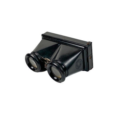 Stereoscope 'en ivorine noir', Unis France brand; Mattey; 1915-1930; M-SH049