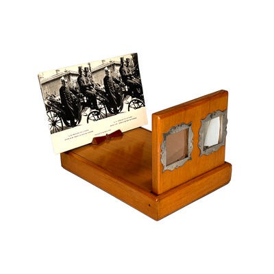 Foldable Stereoscope 'Le Merveilleux' with original storage box; c. 1910; M-SH107