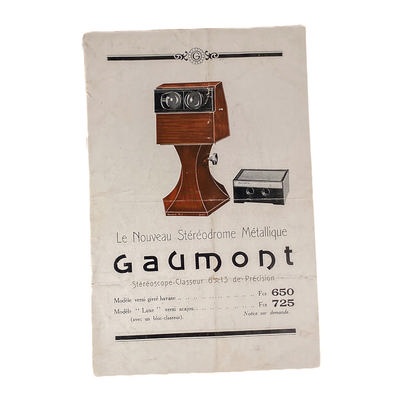 Catalogue Gaumont 1928; M-D010