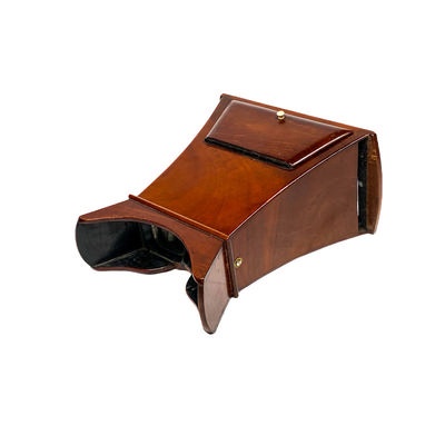 Brewster-Stereoscope, Prismatic Lenses, Eye Shield; c. 1880; M-SH106