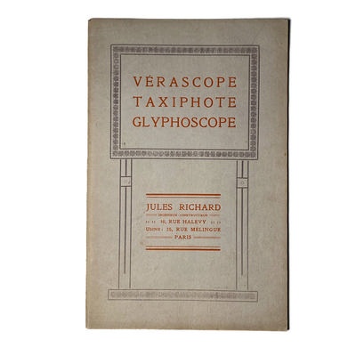 Catalogue Richard 1911; M-D028 Catalogue Richard 1911; M-D028