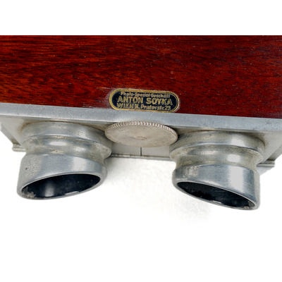 Stereoscope, Wood and Metal; Soyka, Anton; c. 1920; M-SH074