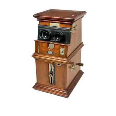 Tray-Stereoscope 'Stéréodrome'; Gaumont, Léon;  c. 1910; M-ST044