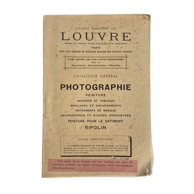 Catalogue Grand Magasins du Louvre 1912; M-D071 Catalogue Grand Magasins du Louvre 1912; M-D071