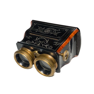 Stereoscope 'à doucine', Luxe; c. 1880; M-SH001