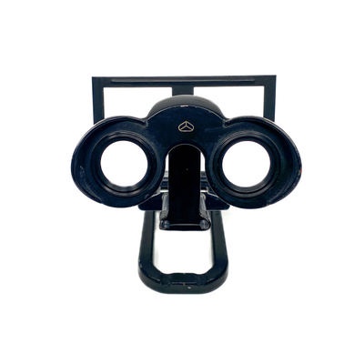Foldable Stereoscope, Metal, with Original Storage Box; Kiev (Arsenal); c. 1950; M-ST069