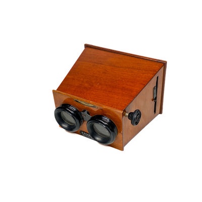 Stereoscope for Portrait Format Stereo Views; Mattey; c. 1915; M-SH110