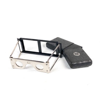 Foldable Stereoscope 'Taschenstereoskop TS 4' with Original Storage Box; Zeiss-Aerotopograph GmBH; 1950-1960; M-SH059