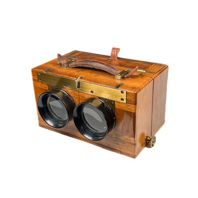 Cuboid Stereoscope; c. 1890; M-SH048