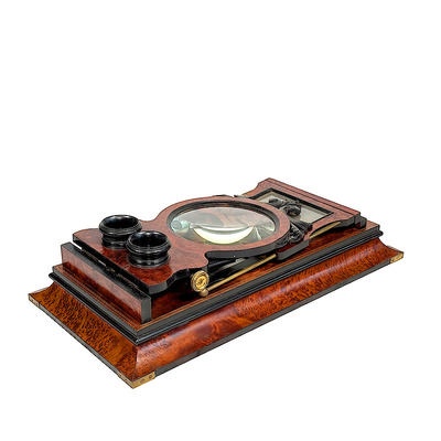 Graphoscope 'Modèle de luxe, Jumelle et Chambre', Luxe; Wytenhove, Auguste; c. 1895; M-ST067