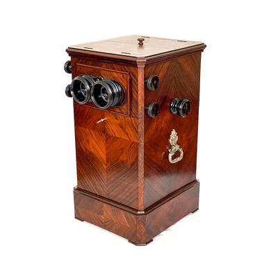 Chain-Stereoscope 'à chaînes interchangeables'; Legendre, L.; c. 1900; M-ST022