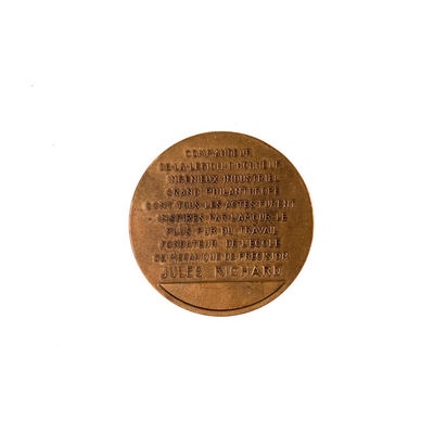 Memorial Medal Jules Richard; c. 1930; M-A002