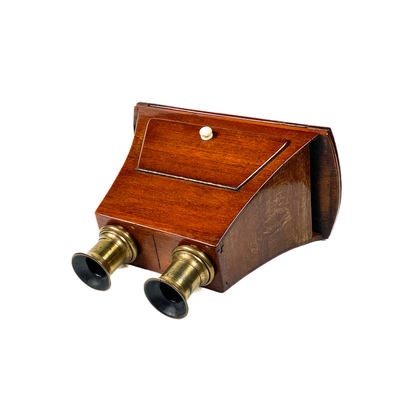 Brewster Stereoscope, Foldable Back; c. 1850; M-SH022