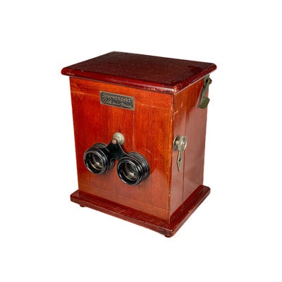 Leporello-Stereoscope 'Stereospekt'; Internationale Camera Actiengesellschaft; c. 1910; M-ST029