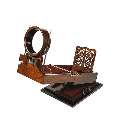 Large, foldable Graphoscope, Luxe
; Lewis, Henry J.; c. 1875; M-ST076 Large, foldable Graphoscope, Luxe
; Lewis, Henry J.; c. 1875; M-ST076