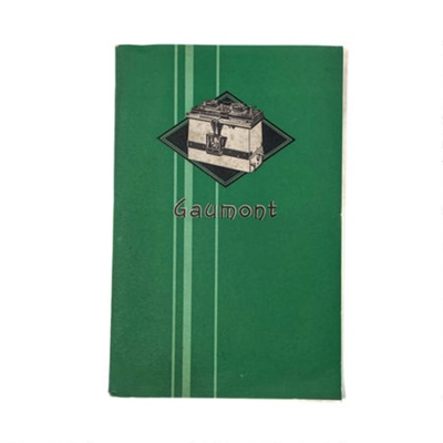 Catalogue Gaumont 1925; M-D070
