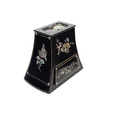 Brewster Stereoscope, Mother of Pearl, Prismatic Lenses, Luxe; c. 1910; M-SH008