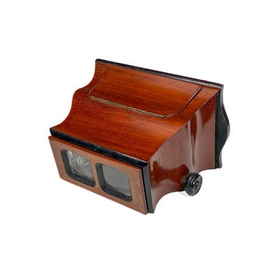 Stereoscope, Short Focus, Prismatic Lenses; c. 1880; M-SH005ex Stereoscope, Short Focus, Prismatic Lenses; c. 1880; M-SH005ex