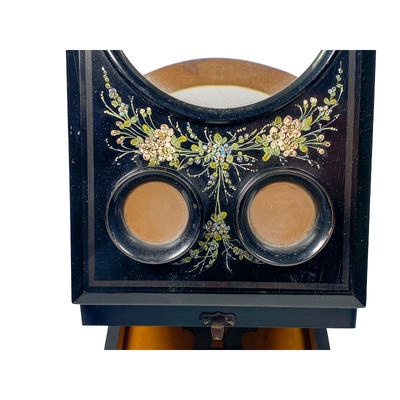 Foldable Pantoscope 'à double socle', Floral Decor; Mattey; c. 1910; M-ST042