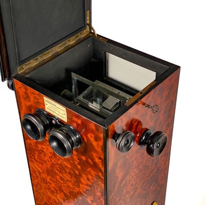 Chain-Stereoscope 'Vues faites avec le Vérascope Enregistreur' for 200 Views, Ronce de Thuya; Richard, Jules; c. 1895; M-SF004