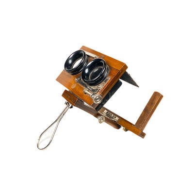 Foldable Stereoscope; Rosengard, Émile; c. 1905; M-SH067
