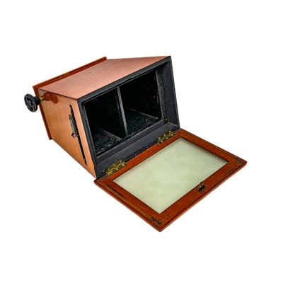 Stereoscope for Portrait Format Stereo Views; Mattey; c. 1915; M-SH110