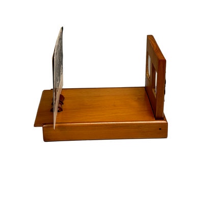 Foldable Stereoscope 'Le Merveilleux' with original storage box; c. 1910; M-SH107