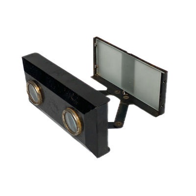 Foldable Stereoscope, Metal; Mattey; 1910-1930; M-SH104