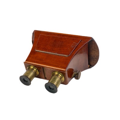 Brewster Stereoscope with Focus Adjustment; c.1860; M-SH065